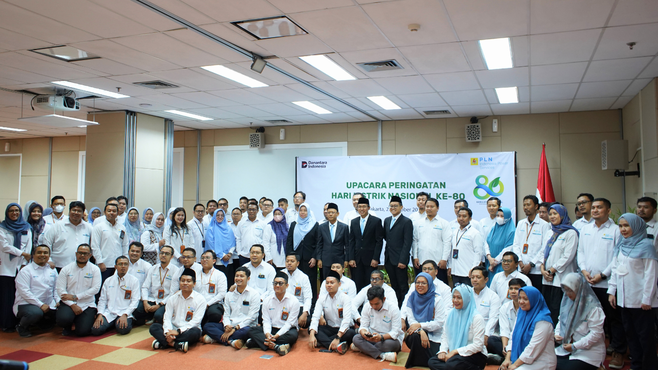 On the 80th National Electricity Day, PLN IP Services Reaffirms its Commitment to Sustainable Energy Transformation. /storage//filemanager/UPACARA HLN 80 2.png